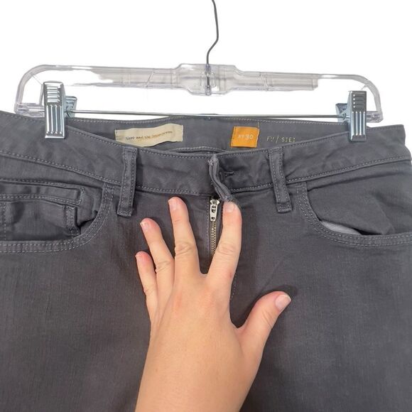 Pilcro And The Letterpress Women’s Gray Straight Leg Jeans Size 30 fit SJEJ - Picture 2 of 16